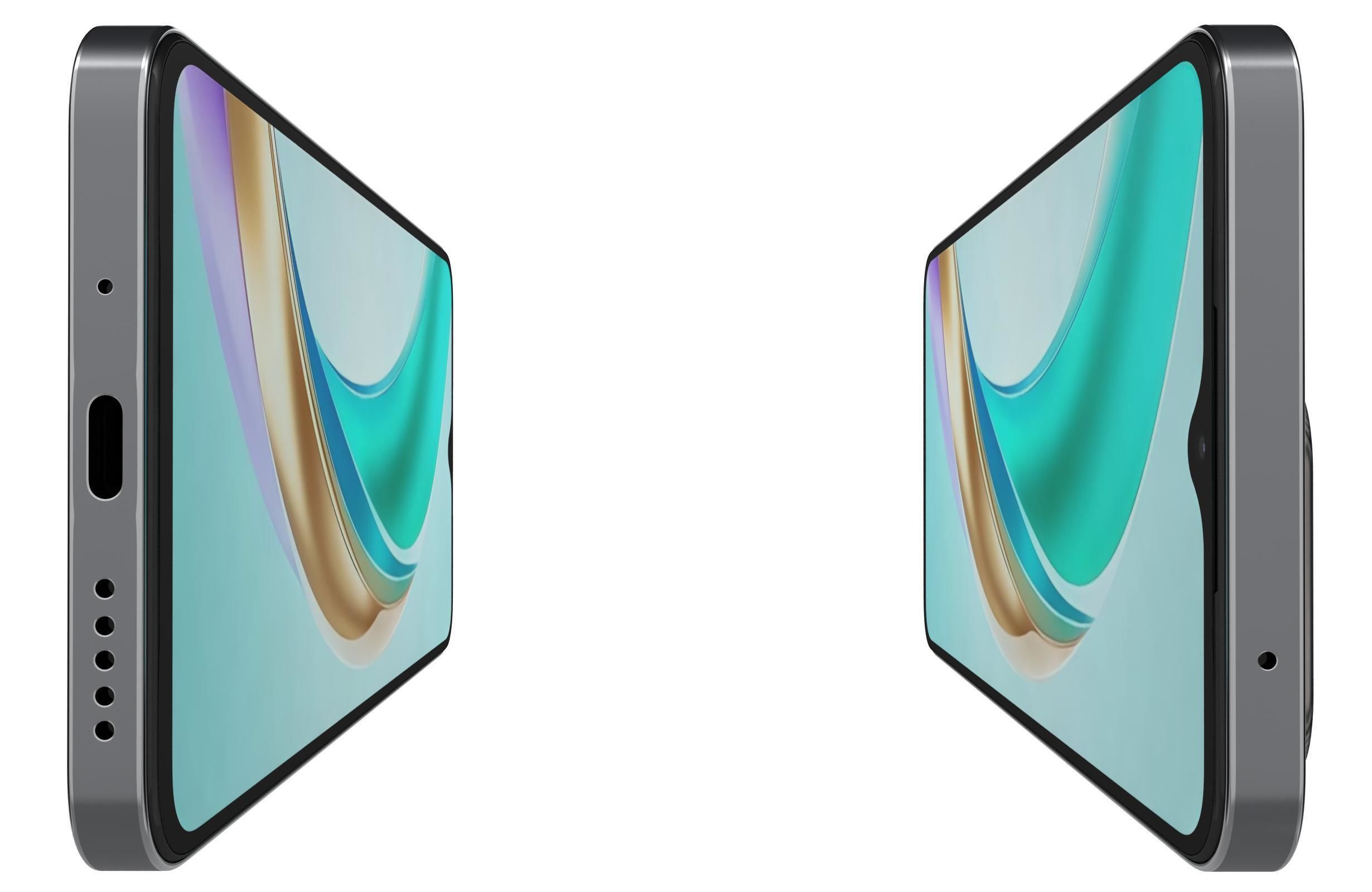 Honor X6b Midnight Black 3D model_11