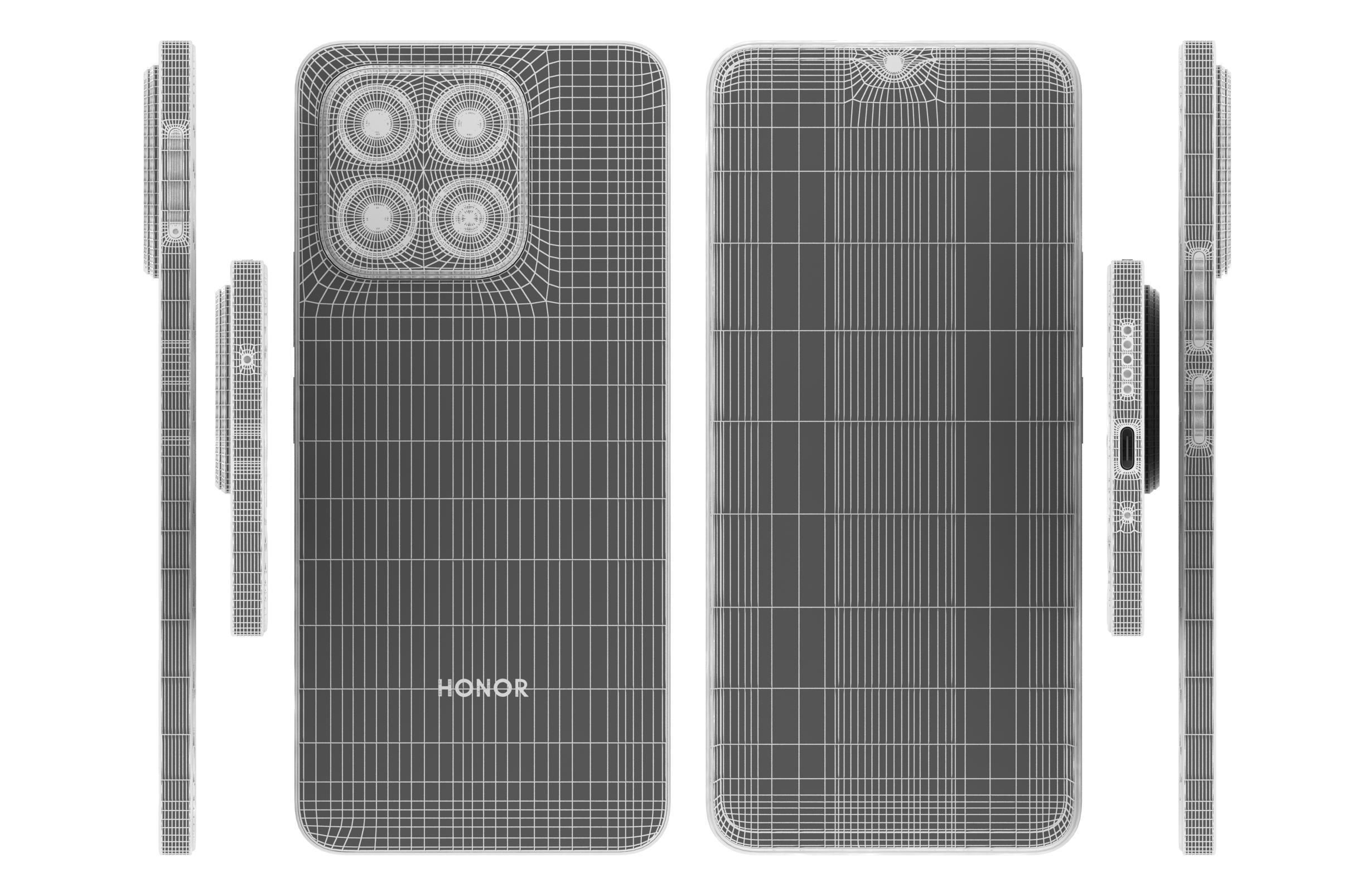 Honor X6b Midnight Black 3D model_17