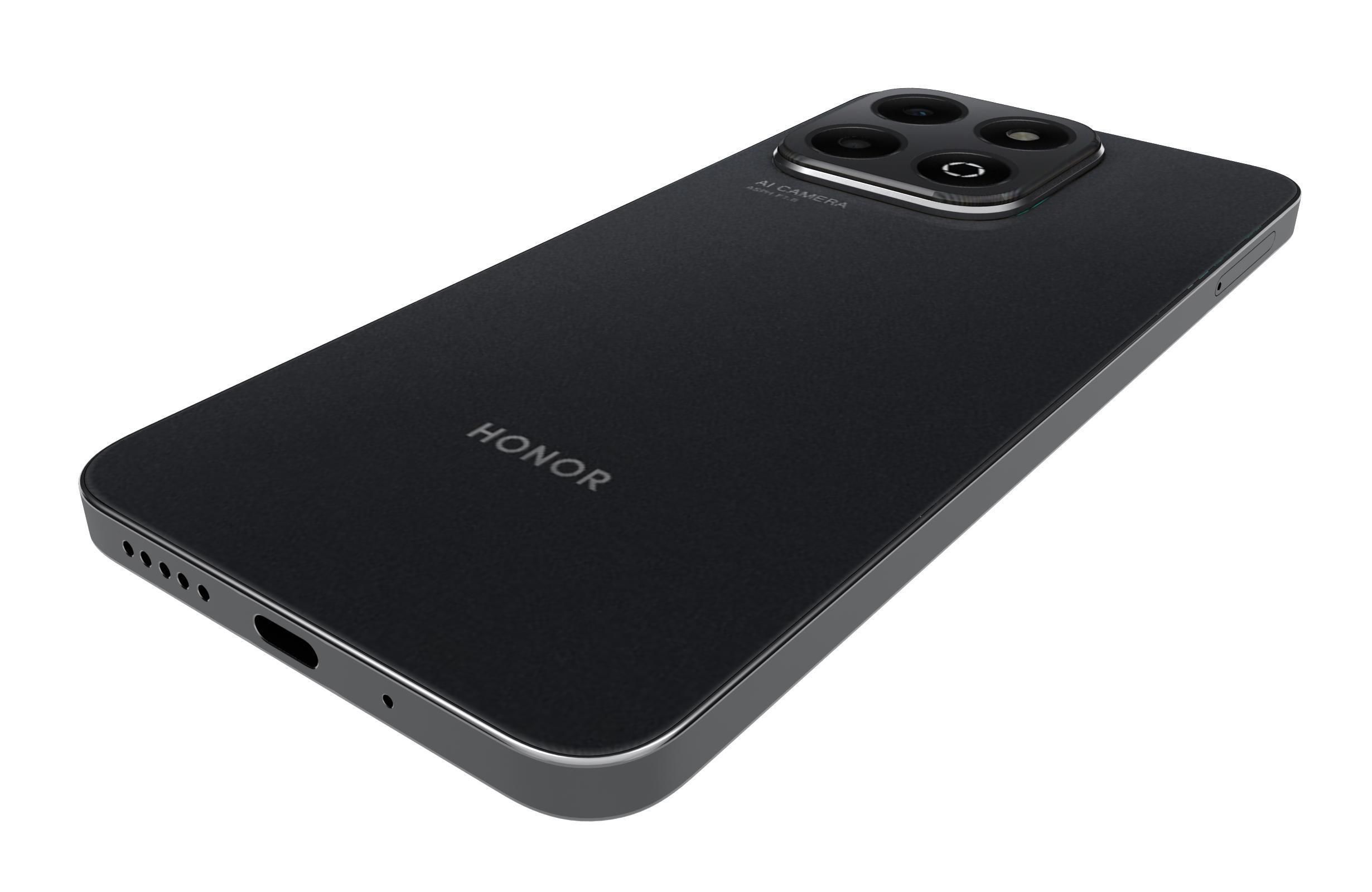 Honor X6b Midnight Black 3D model_14
