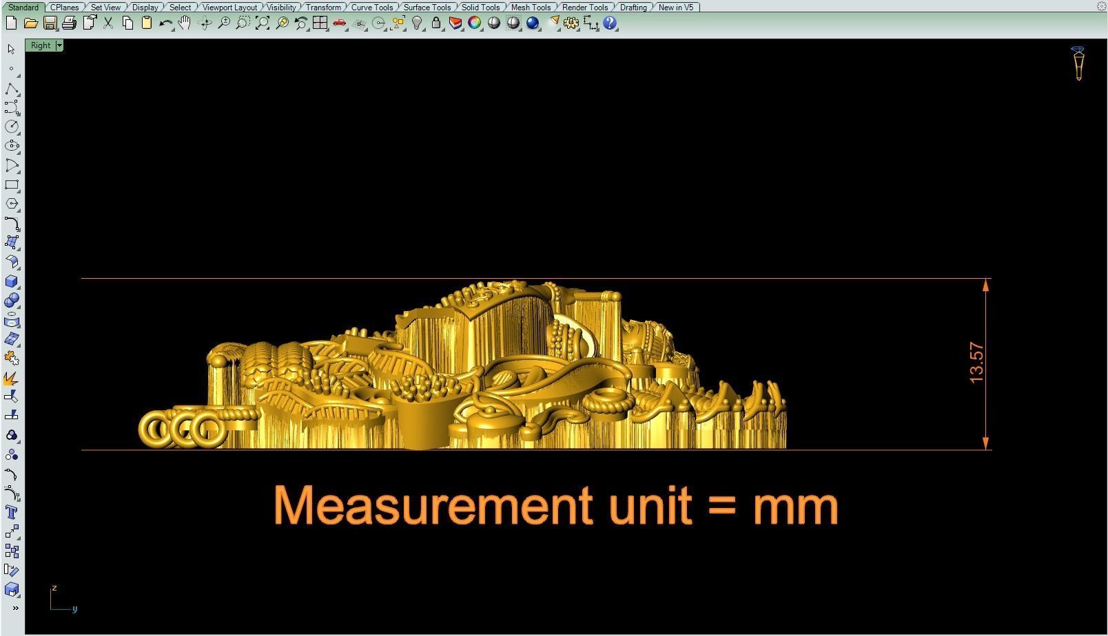 Krishna nagas pendant-1 3D print model_6