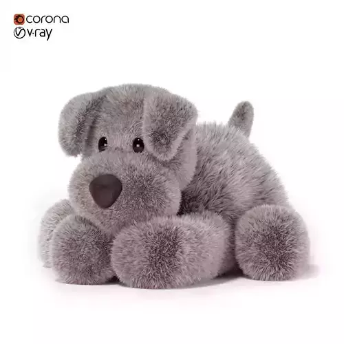 Jellycat Huggady Dog 3D model