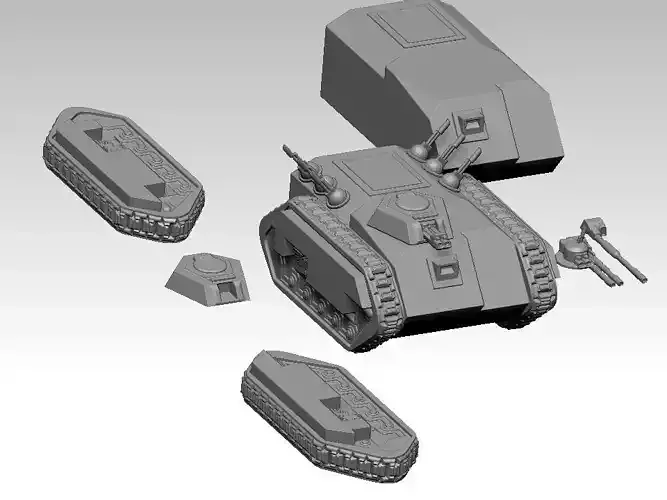 TROOP TRANSPORT READY TO 3D PRINT