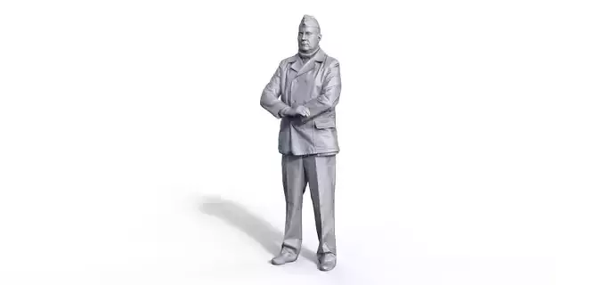 figure sailor submarine WW2 ship model 3D print model