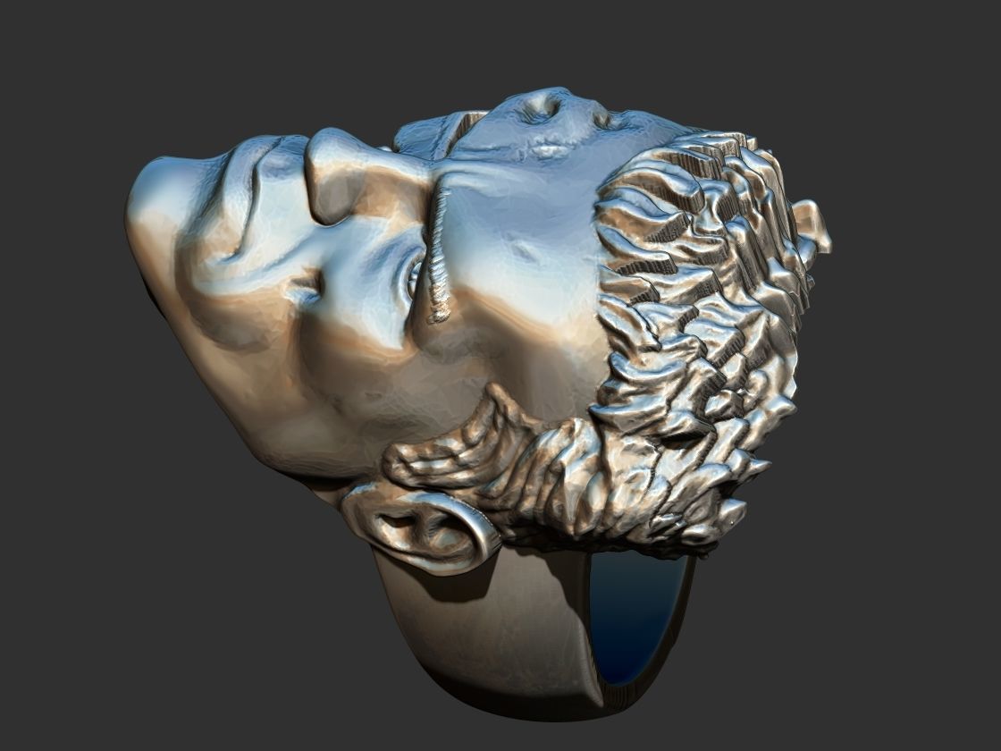 Terminator T800 Arnold Ring 3D print model_12