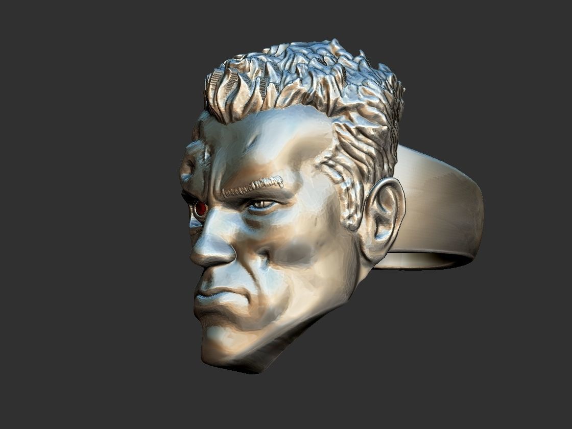 Terminator T800 Arnold Ring 3D print model_3
