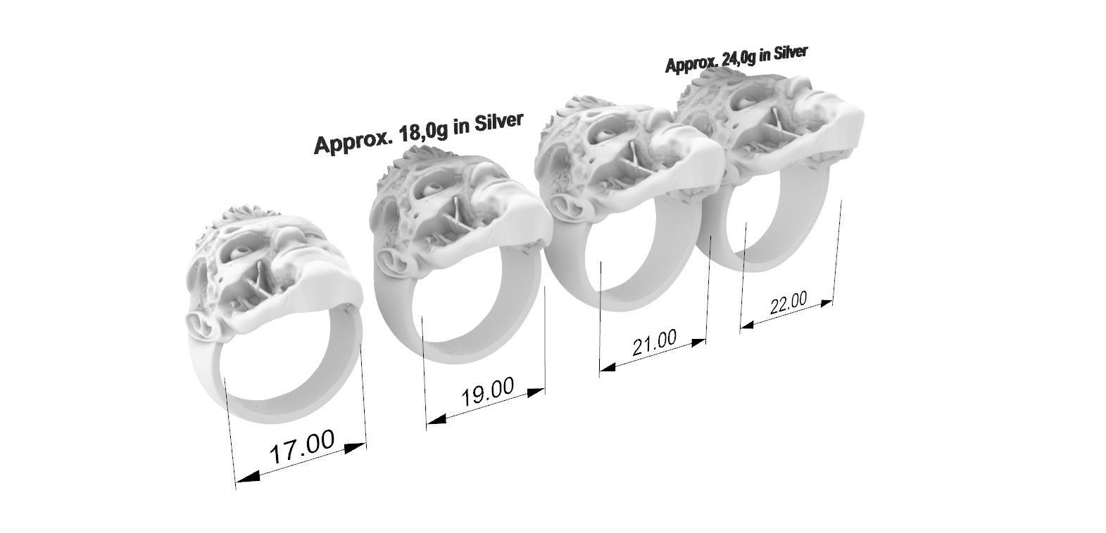 Terminator T800 Arnold Ring 3D print model_6