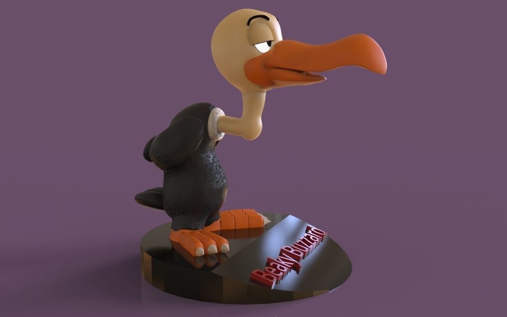 BEAKY BUZZARD 3D print model_2