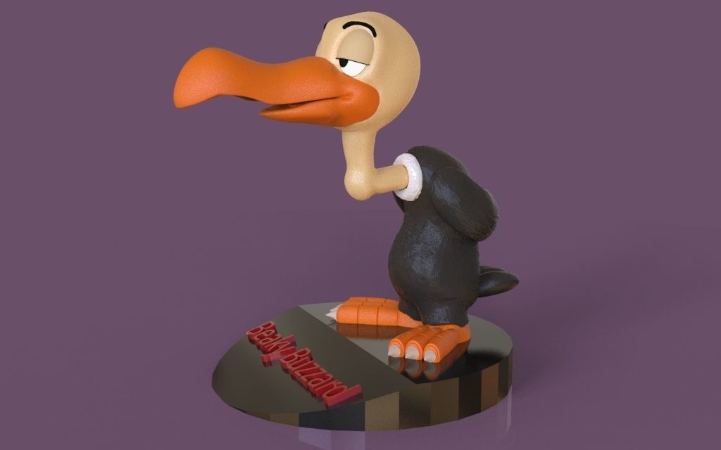 BEAKY BUZZARD 3D print model_3