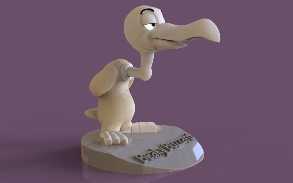 BEAKY BUZZARD 3D print model_5
