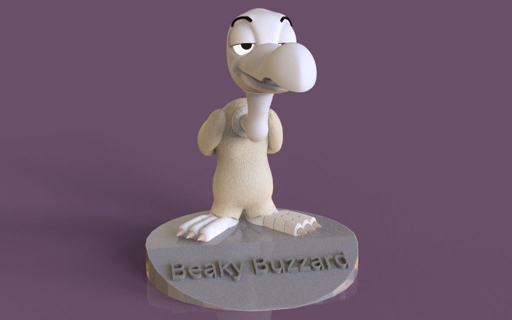 BEAKY BUZZARD 3D print model_4