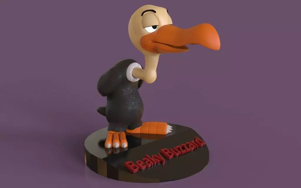 BEAKY BUZZARD 3D print model_0