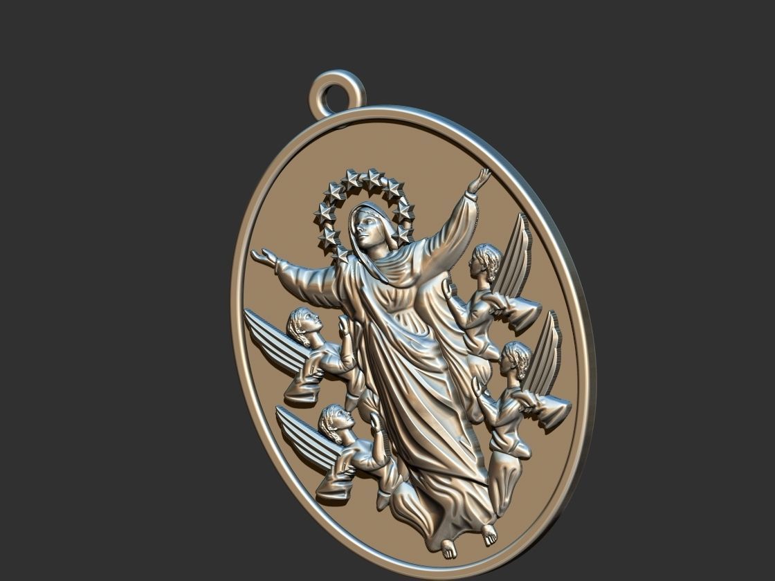 Our Lady of the Assumption - Assuncao - Asuncion 3D print model_8