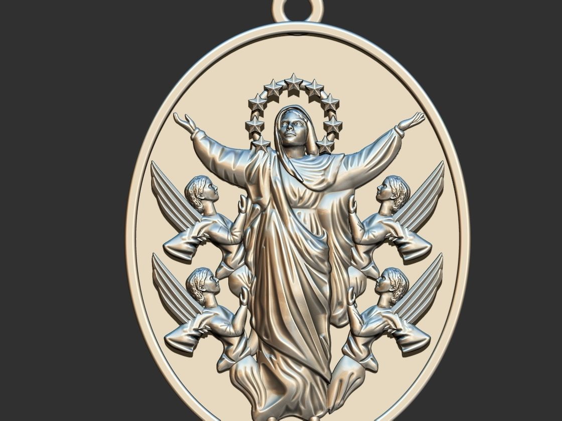 Our Lady of the Assumption - Assuncao - Asuncion 3D print model_6