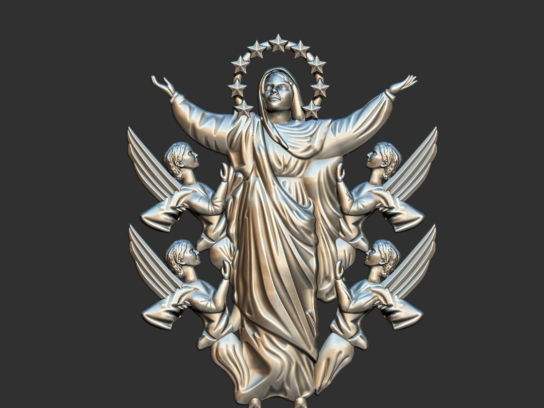 Our Lady of the Assumption - Assuncao - Asuncion 3D print model_10