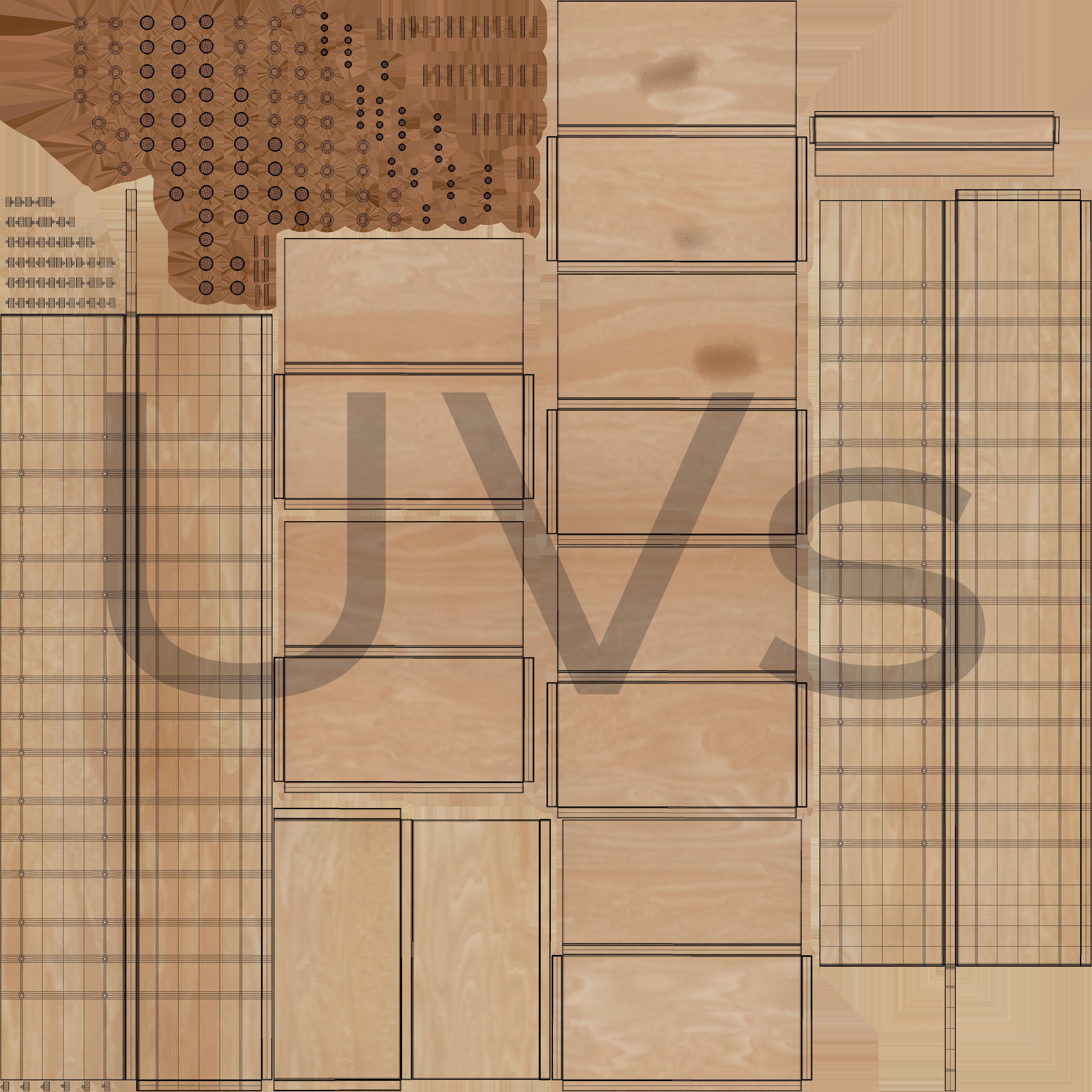 Individual Maple Shelf 3D model_11