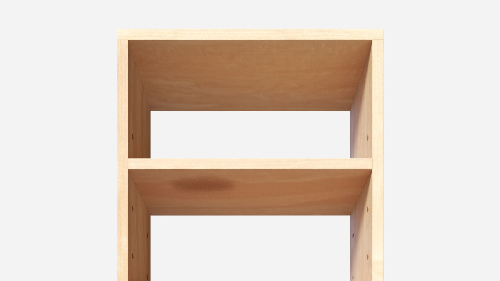 Individual Maple Shelf 3D model_6
