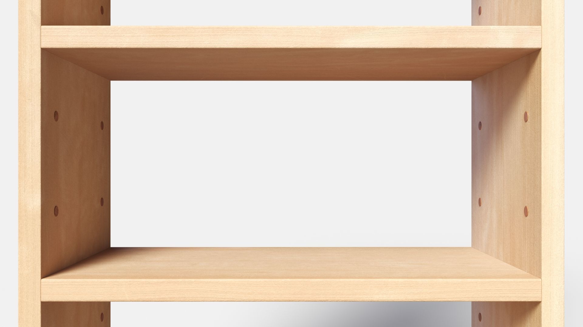 Individual Maple Shelf 3D model_9