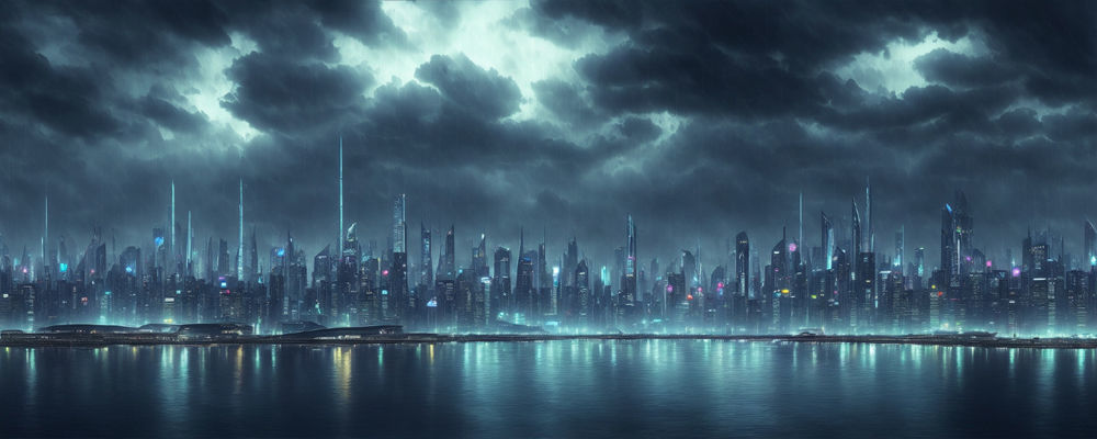 Cyberpunk City Image Collection 3D model_12