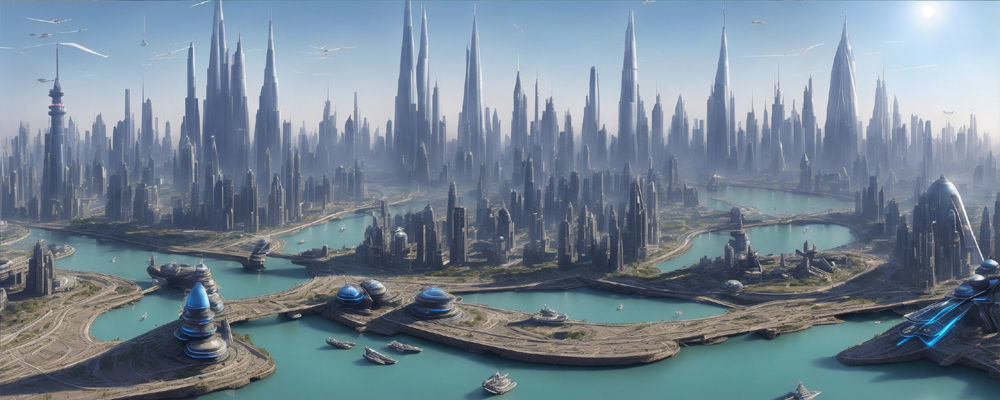 Cyberpunk City Image Collection 3D model_3