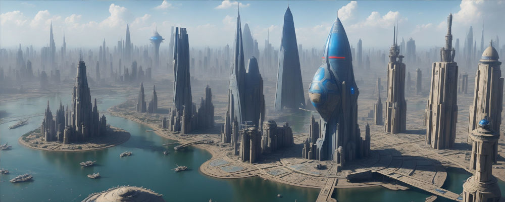 Cyberpunk City Image Collection 3D model_14