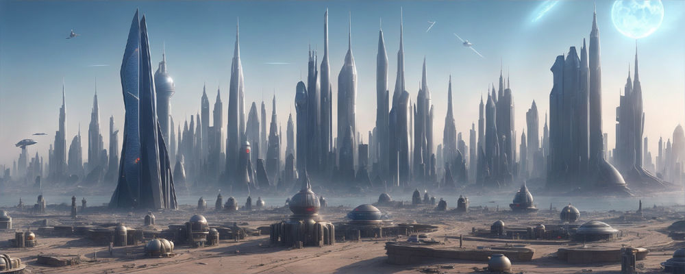 Cyberpunk City Image Collection 3D model_1