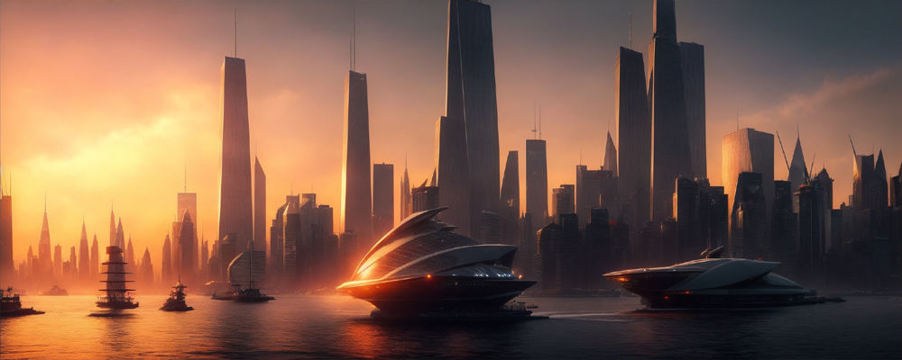 Cyberpunk City Image Collection 3D model_2