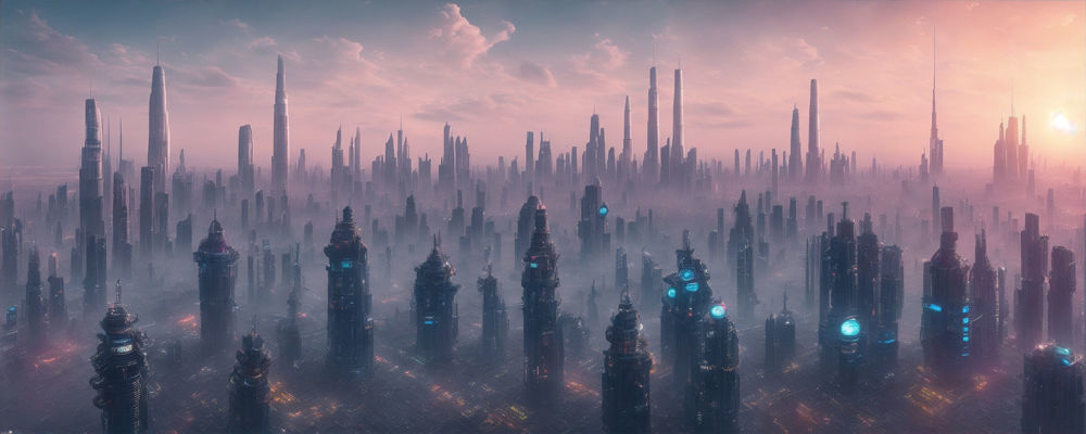 Cyberpunk City Image Collection 3D model_11