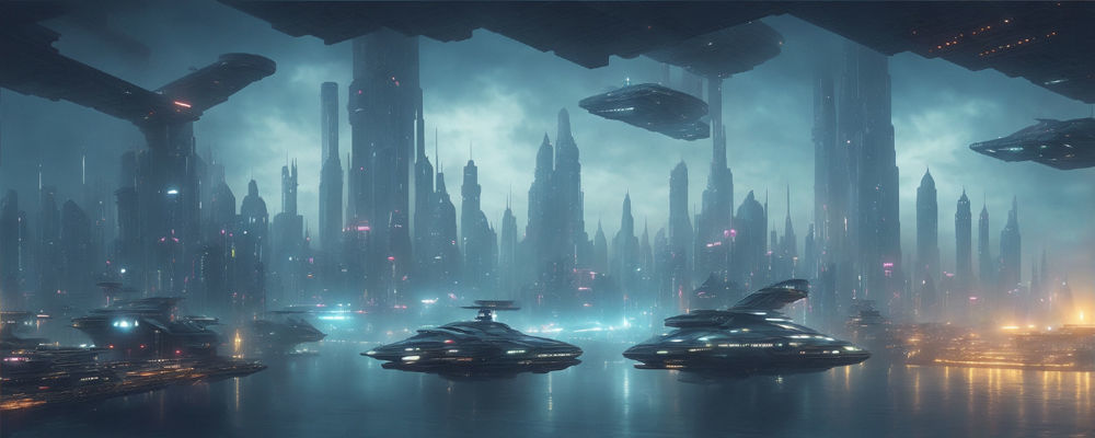 Cyberpunk City Image Collection 3D model_17