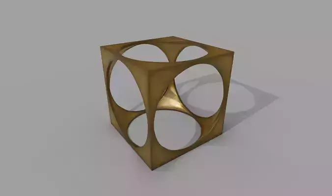 Cube Porous 3D Model