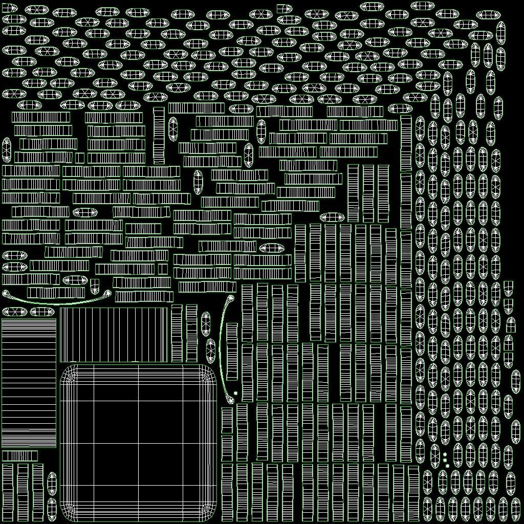 Watch Panthere Gold Silver Low-poly 3D model_14