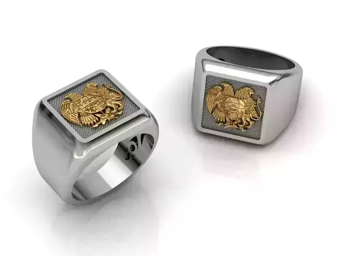 Armenian  Coat of arms  Ring