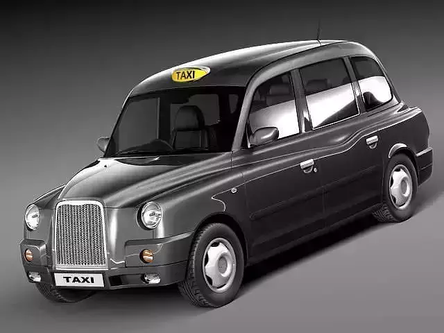 London Taxi TX4 3D model