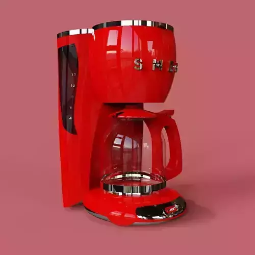 Custom SMEG Electric Coffee Maker