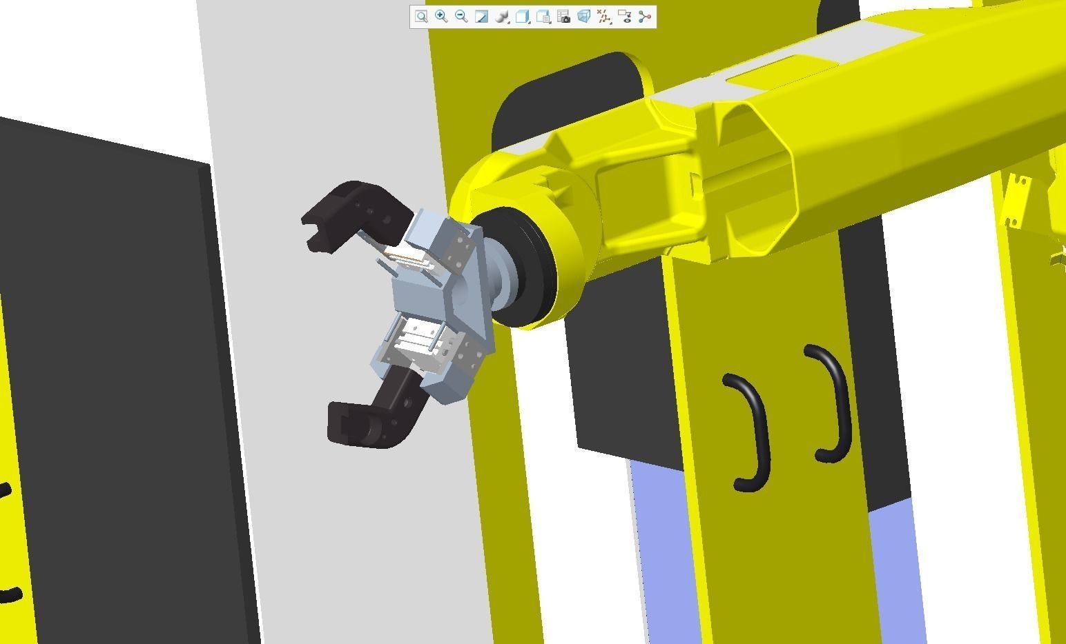 CNC One-to-two intelligent warehousing and processing unit 3D model_2