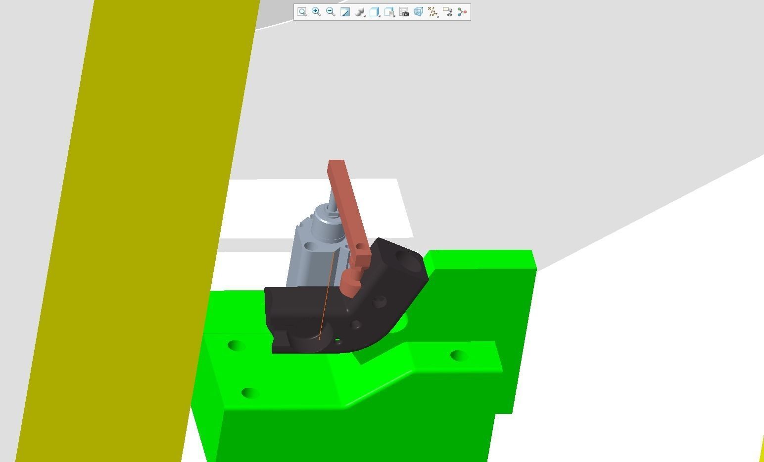 CNC One-to-two intelligent warehousing and processing unit 3D model_1