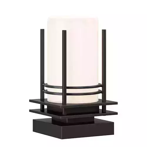 Banded Outdoor Pier Mount 3D model
