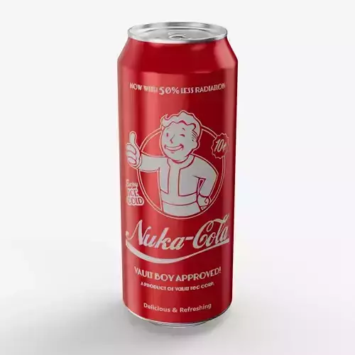 Soda Can 500ml 3D model