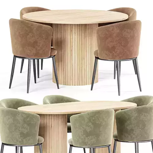 Hill table and Filmore Chair