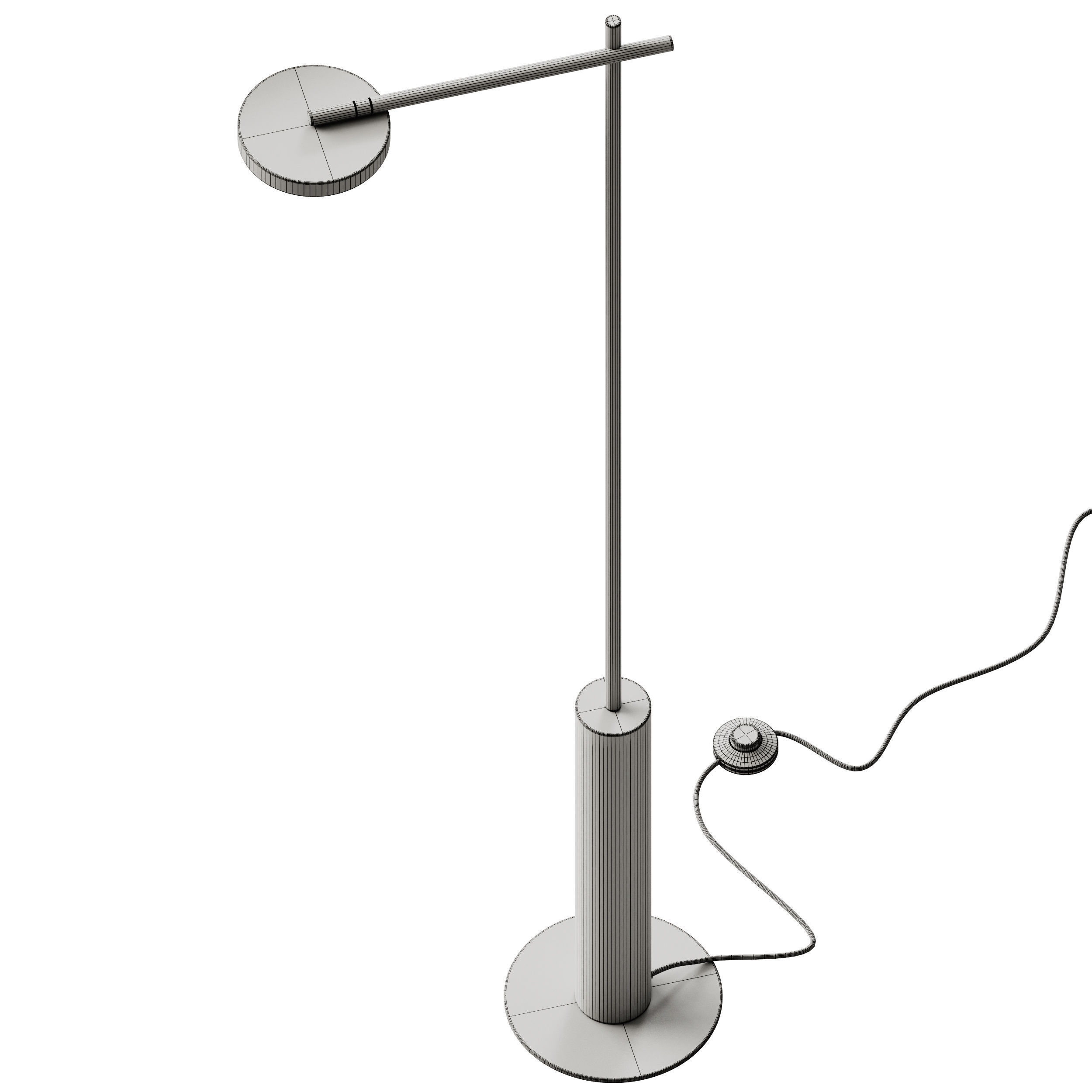 Robin Rafaela metal floor lamp 3D model_4