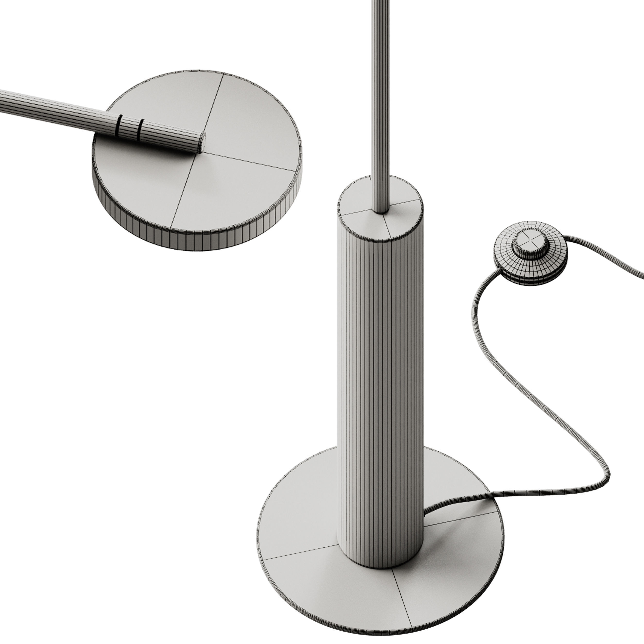 Robin Rafaela metal floor lamp 3D model_5