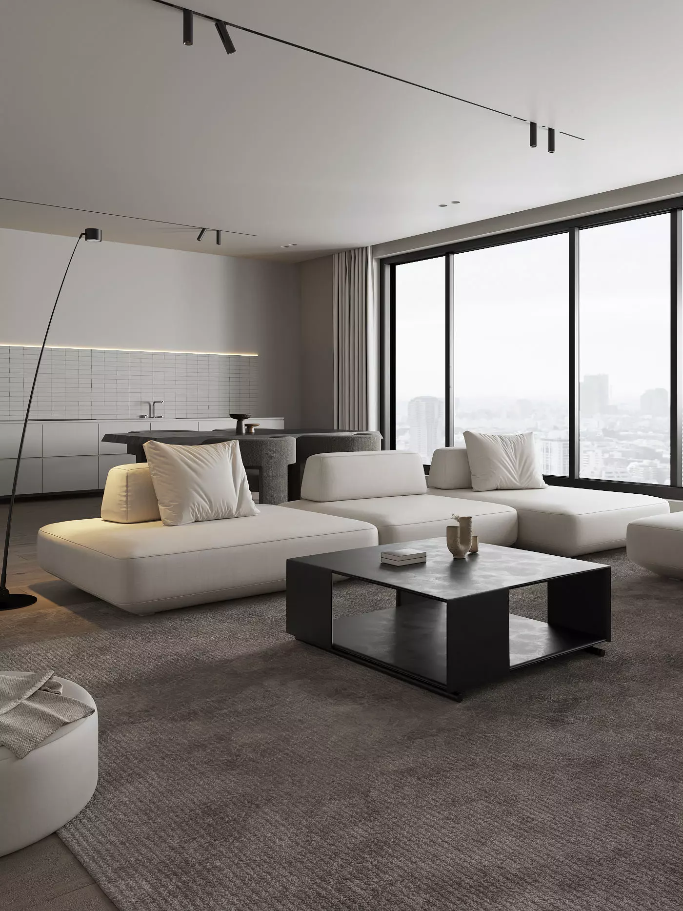 Minimalist apartment 3D model