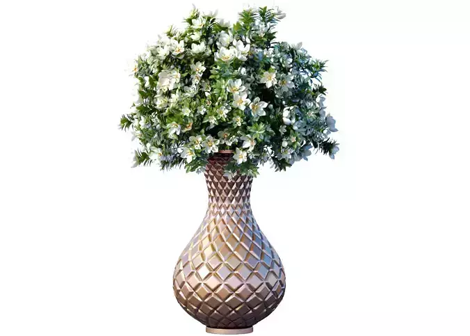 Bouquet  flowers modern decorative ceramic vase pot vase urn
