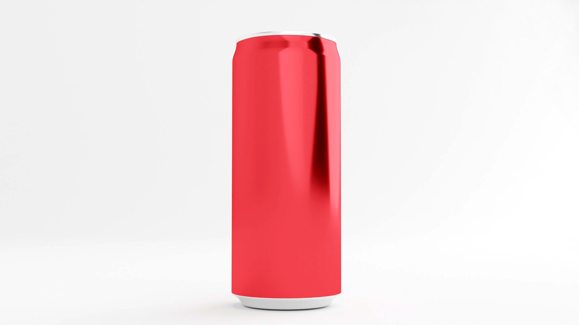 Metallic drink tin 3d model  Low-poly 3D model_32