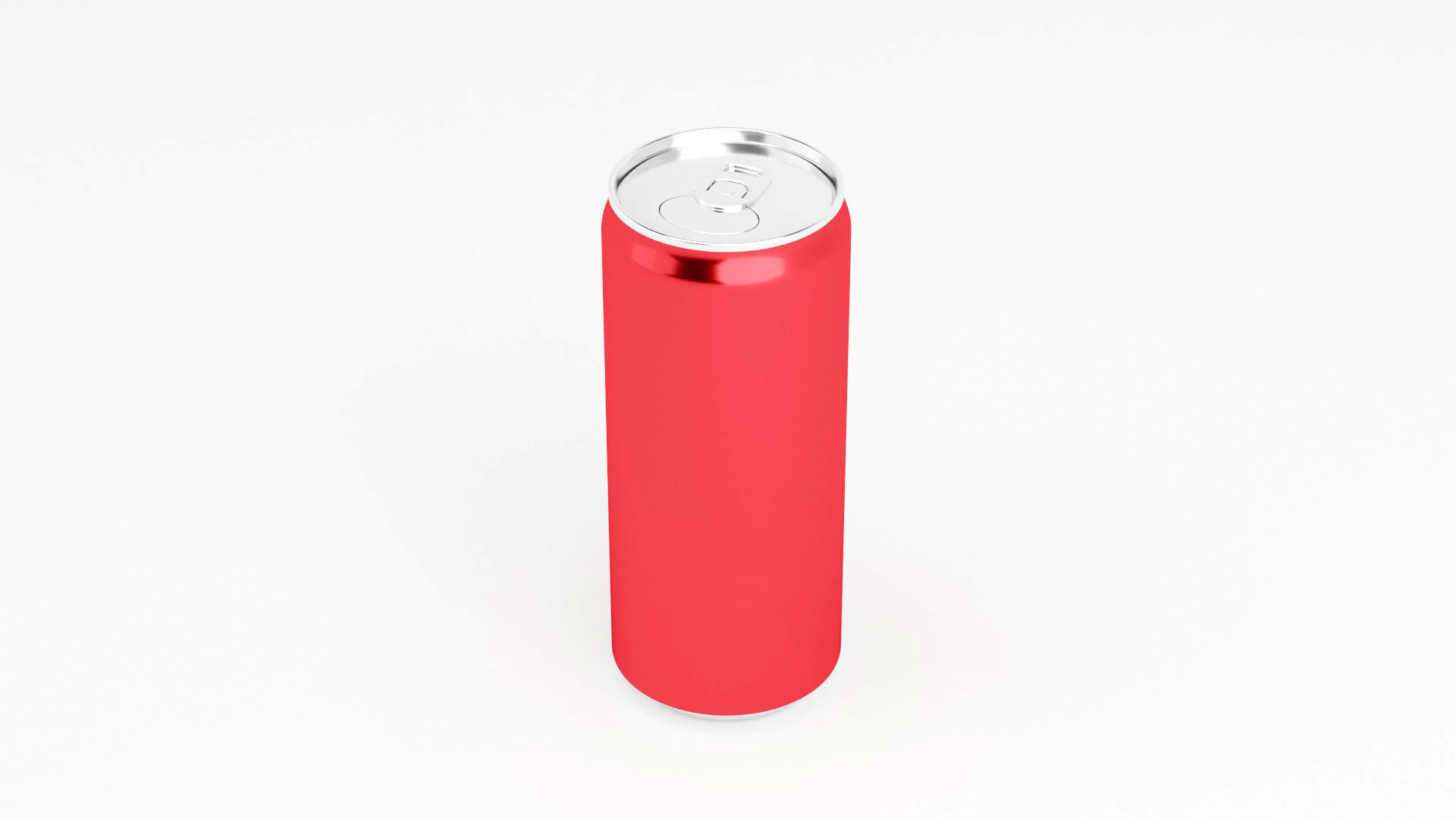 Metallic drink tin 3d model  Low-poly 3D model_1