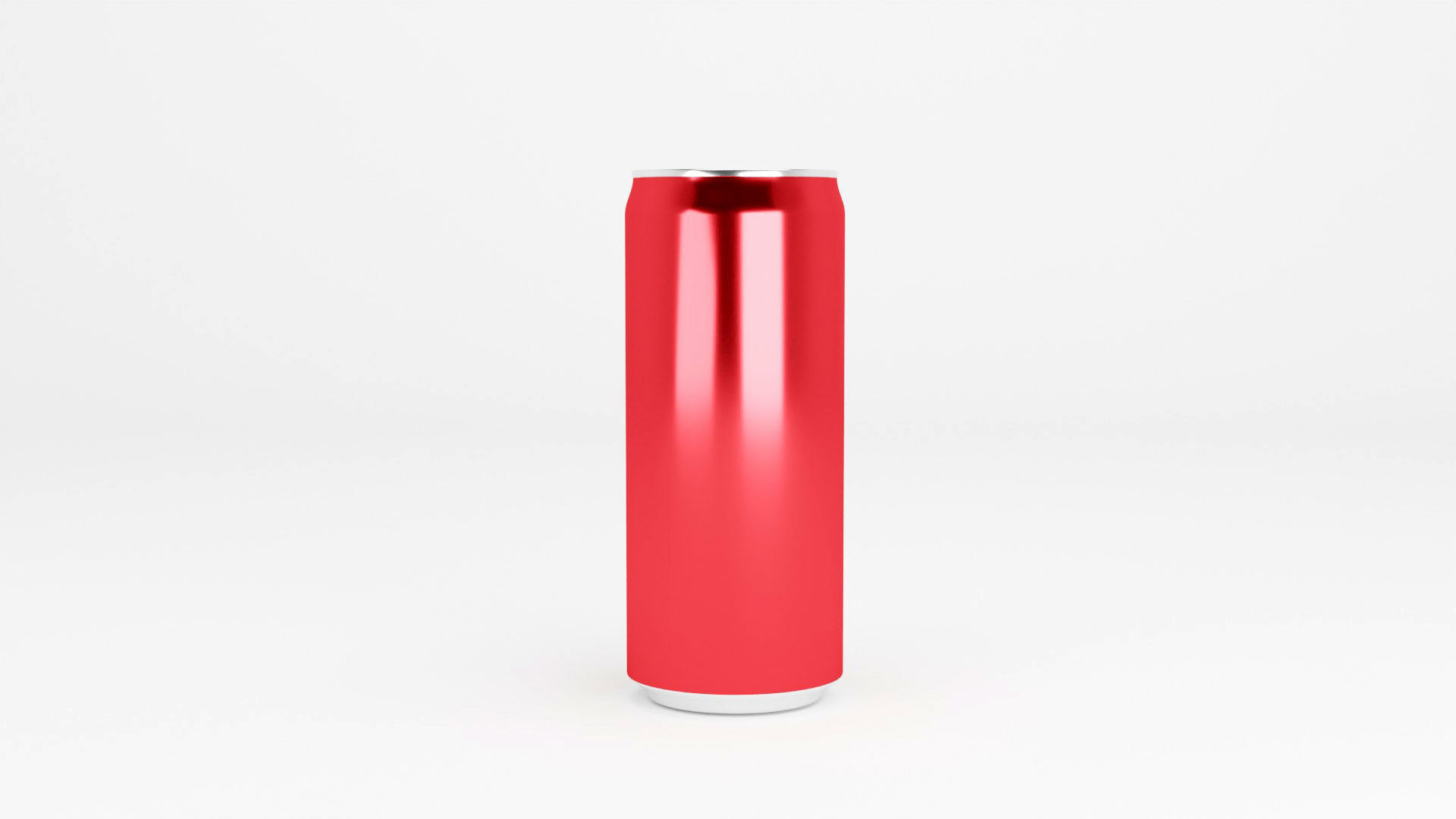 Metallic drink tin 3d model  Low-poly 3D model_24