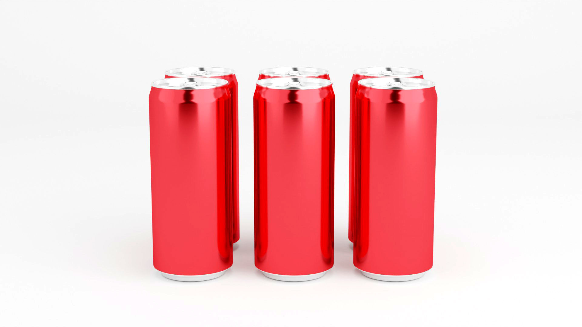 Metallic drink tin 3d model  Low-poly 3D model_20
