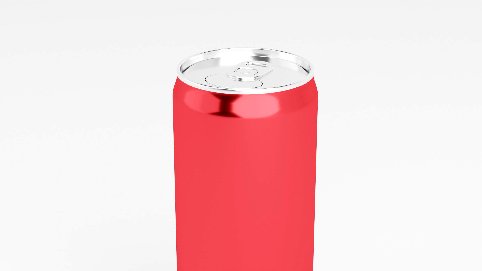 Metallic drink tin 3d model  Low-poly 3D model_10