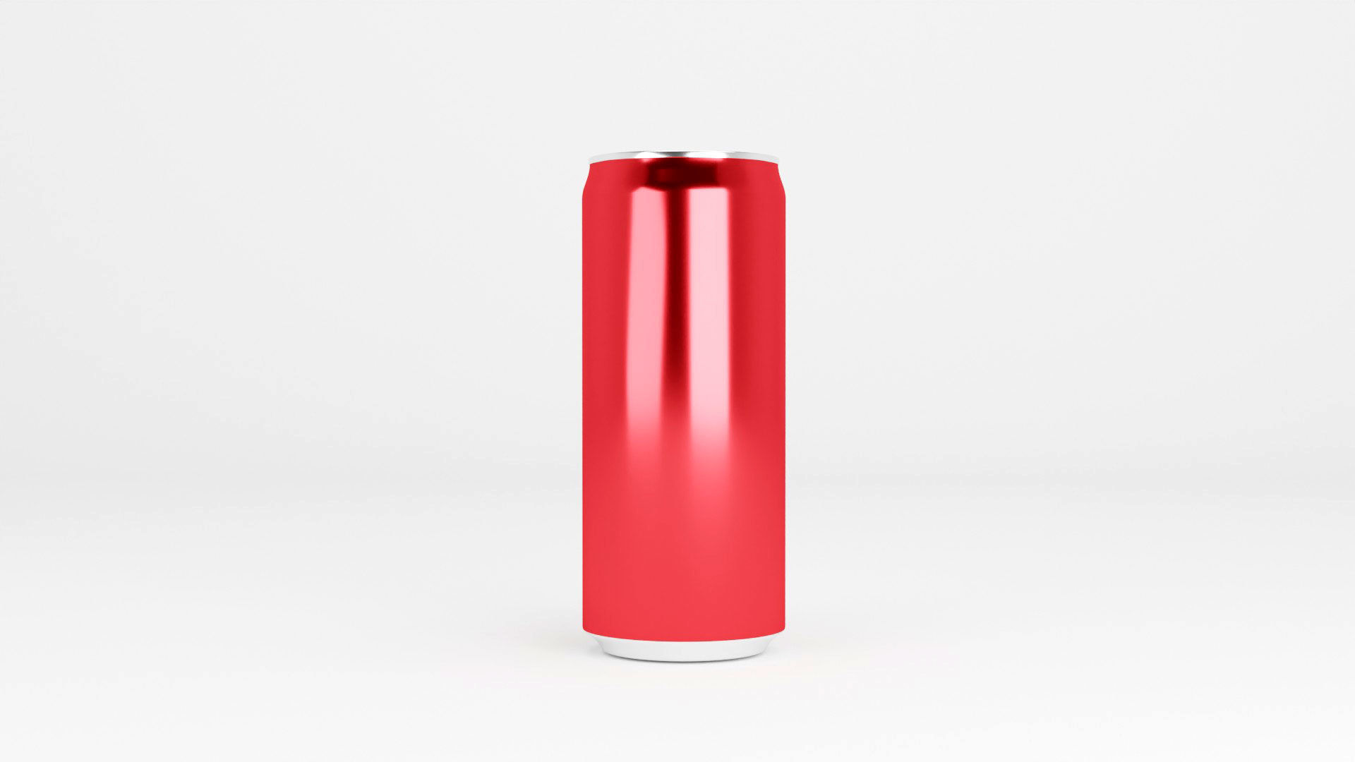 Metallic drink tin 3d model  Low-poly 3D model_23