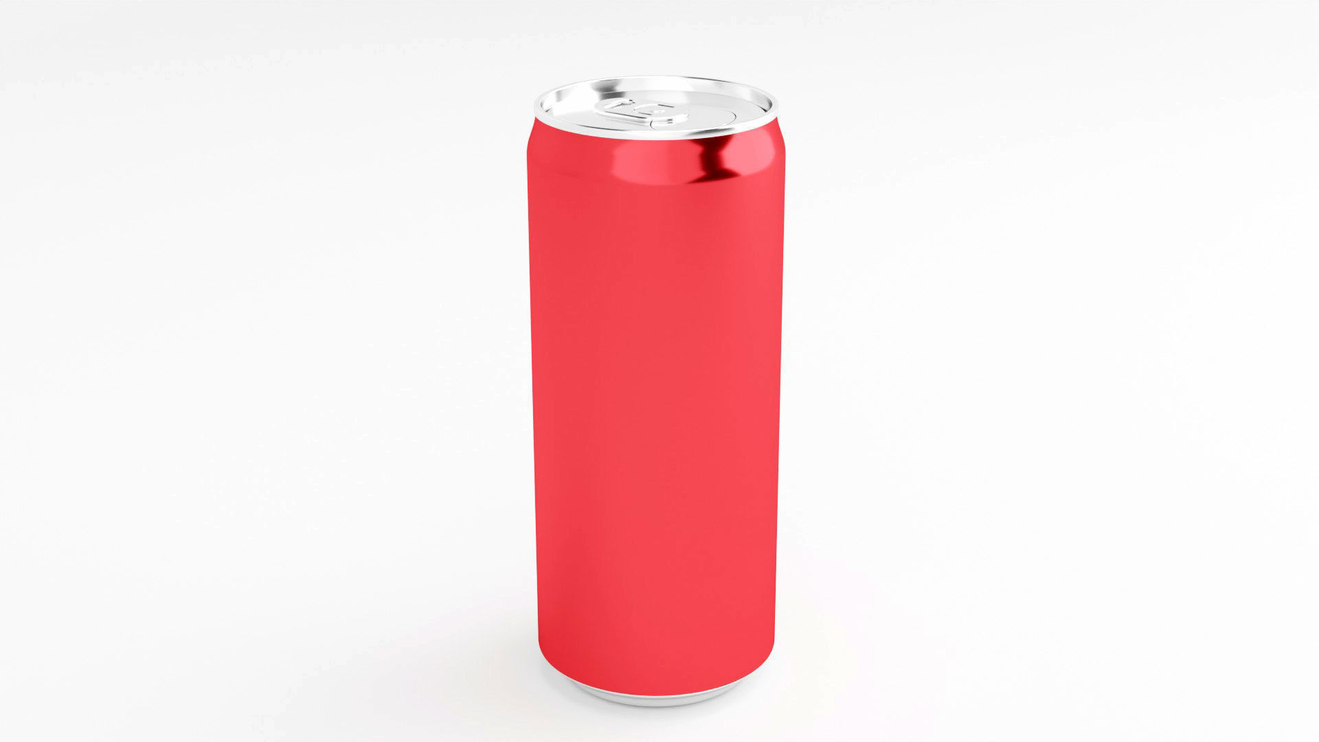 Metallic drink tin 3d model  Low-poly 3D model_9