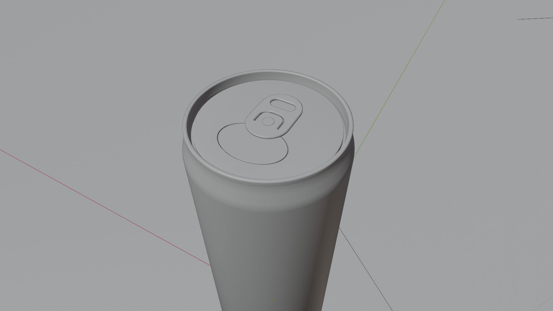 Metallic drink tin 3d model  Low-poly 3D model_12